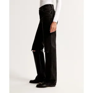 ✨Abercrombie & Fitch High Rise 90s Relaxed Black Sz 27/4L Jeans✨ thumbnail 3