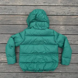 Green Lululemon Wunder Puff Down Jacket Evergreen Puffer Coat w/ Detachable Hood thumbnail 3