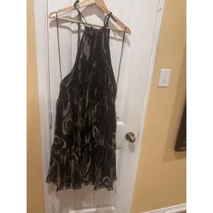 Calvin Klein NWT Banana Republic Marble Halter MIDI Dress - sz XL New With Tags thumbnail 4