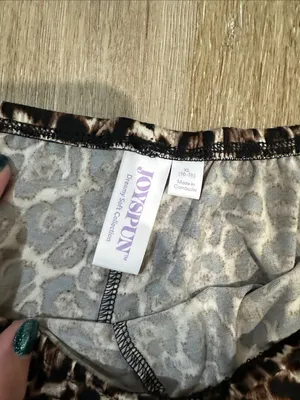 NWT joyspun xl silk cheetah print pajama shorts thumbnail 2