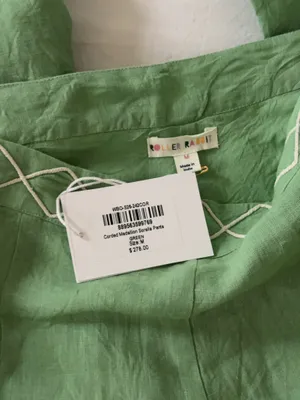 Roller Rabbit Green Pants Corded Medallion Sorella Pants thumbnail 5