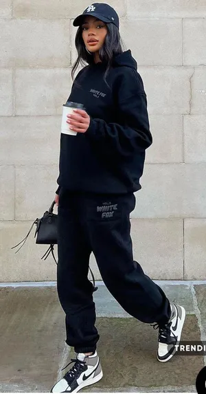 White Fox Offstage Sweatpants Onyx thumbnail 1