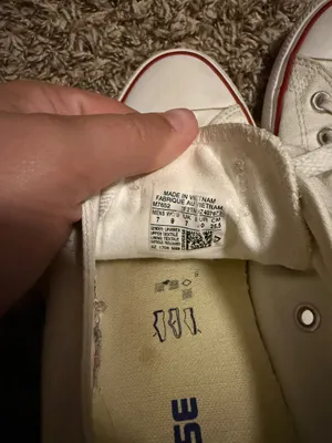 Low Too White Converse All Star Shoes thumbnail 6