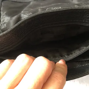 Michael Kors Black Shoulder Bag with Gold Accents thumbnail 10