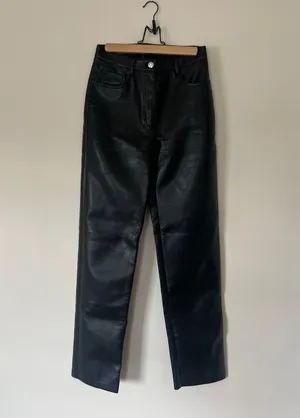 Aritzia Wilfred Faux Leather Straight Pants thumbnail 1