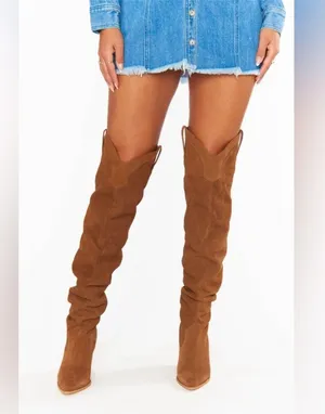 Steve Madden Suede Laddy Over-the-Knee Boot thumbnail 2