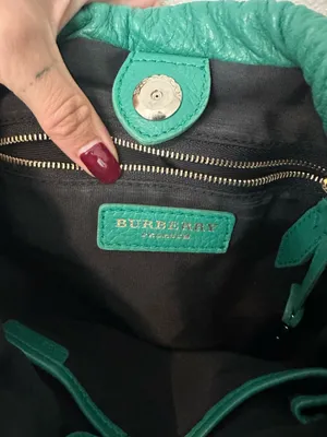 Burberry green purse thumbnail 3