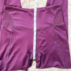 Free People FP Movement Refine Leggings in Deep Plum XS thumbnail 4