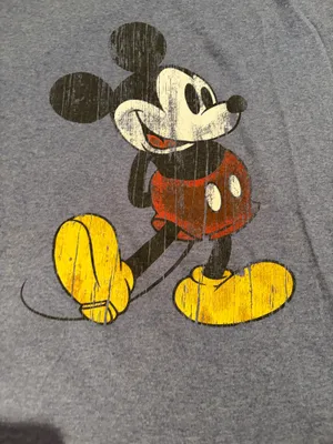 Disney Mickey Mouse blue tshirt  thumbnail 4