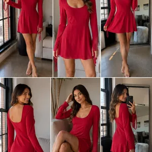 Unbranded Women's Red and Pink Dress thumbnail 2