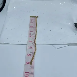 18K gold plated chain bracelet thumbnail 4