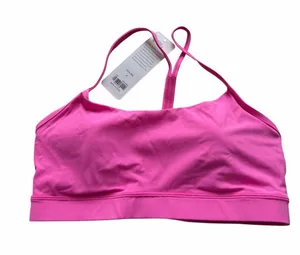 CRZ Yoga NEW Women's Bright Pink Yoga Bra Size Medium #260226 thumbnail 1