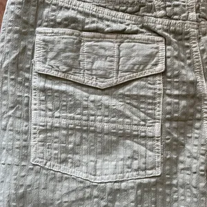 Free People Women's Trousers seersucker cargo style wide leg pants pleated waist thumbnail 7