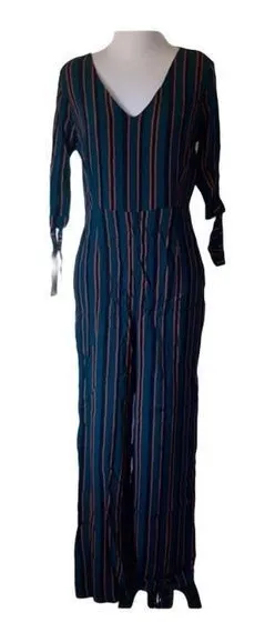 5/$30 🎈 Wild fable medium‎ striped jumpsuit thumbnail 1