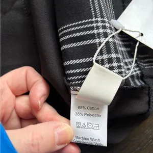 ROMWE Black Skirt with Plaid and Heart Accents M (6) thumbnail 5