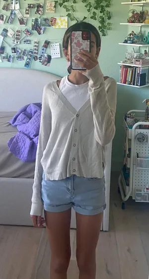 H&M Beige Cardigan thumbnail 6