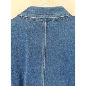 Vintage 90s Denim Chore Jacket Women 22 Blue Button Front Adriana Sport Pockets thumbnail 9