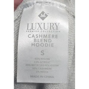 Luxury Premier Collection Cashmere Blend Hoodie - Women's‎ Size Small thumbnail 4