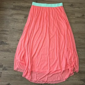 Lularoe| Floral Embosses Maxi Skirt sz XL thumbnail 1