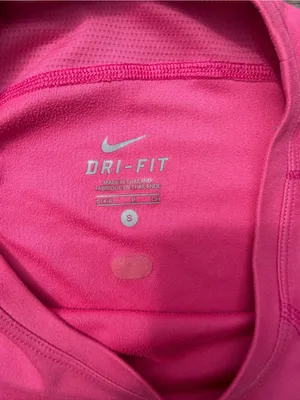 Nike Pink Short Sleeve Dri-FIT Athletic Tee thumbnail 3