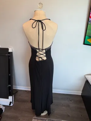Blondie Nights Black Backless Gown thumbnail 2