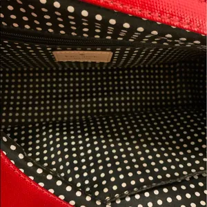 This is a cool stylish Kate spade red leather handbag thumbnail 9