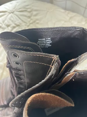 Steve Madden Troopa Brown Leather Boots thumbnail 7