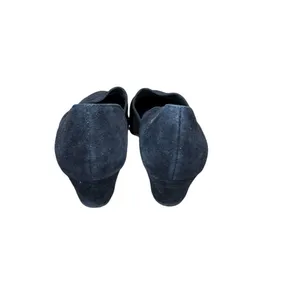 Eileen Fisher Black Suede Flats Pointed Toe Elastic Band Slip On Comfort Shoes‎ thumbnail 4