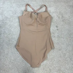 NWOT Honeylove Shaping Supportive Cami Bodysuit Nude Sand Size L thumbnail 2