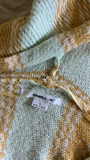 O'Neill Blue and Yellow Striped Sweatshirt thumbnail 5