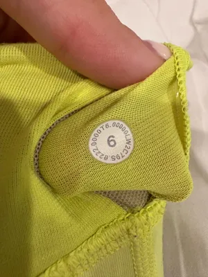 Lululemon Neon Yellow Energy Sports Bra thumbnail 4
