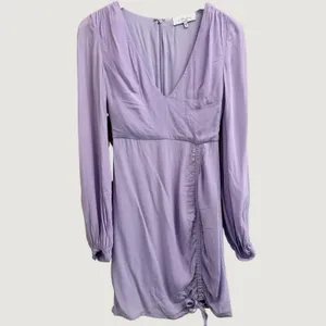 L'Academie The Pearl Mini Dress XS Lavender Ruched Soft Girl Coquette Feminine thumbnail 3