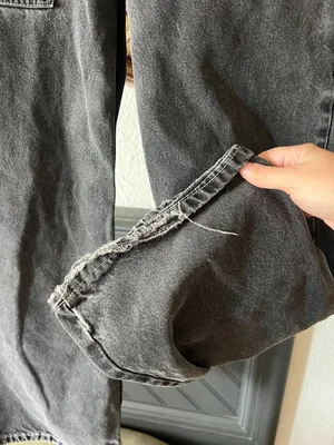 Ragged Priest Charcoal Black Baggy Denim size 26 thumbnail 4