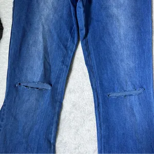 Newbury Kustom Ripped Bellbottom Flare Jeans thumbnail 4