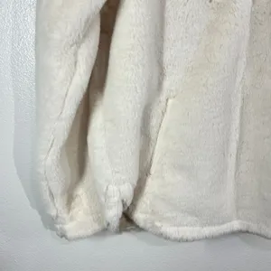 Abercrombie Fitch Women's‎ Sherpa Fleece 1/4 Zip PulloverJacket Cream Size Small thumbnail 6
