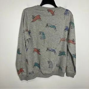 NWT‎ Sugarhill Brighton Alanis tiger sweatshirt multicolor size 10 thumbnail 6