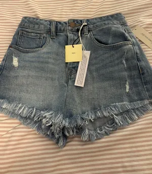 Francesca's Shorts Denim thumbnail 1
