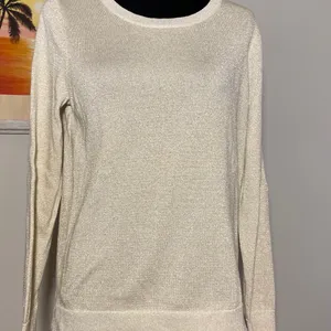 Ann Taylor Loft, Gold Sweater EUC thumbnail 4