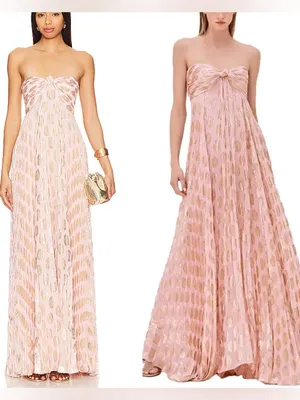 Alexis Maryana Maxi Dress Gown S/M/L Murex Pink Blush Gold Vacation S thumbnail 2