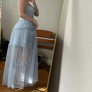 French Connection Strapless Pale Blue Dress thumbnail 3