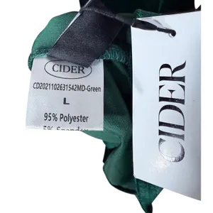 NWT Cider Women Emerald Green Velvet Cowl Neck Ruched Mini Dress M thumbnail 5