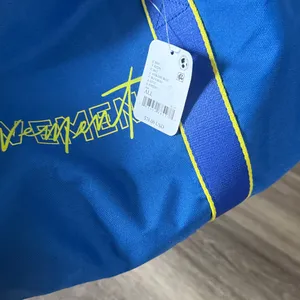 Free People Blue and Yellow Travel Bag Good Sport Duffle Bag Gym thumbnail 4