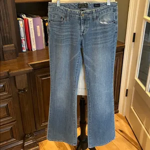 Comfy!  Jeans Flare Seven7 Womens 28 Denim thumbnail 16