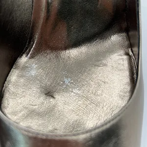 Gucci Authentic Gorgeous Metallic Nappa Silk Block Heel Shoes **Size 7** thumbnail 10