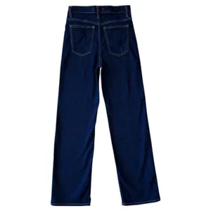 Zara Jeans High Rise Wide Leg Dark Wash Indigo TRF Denim‎ Size 4 26 8246/045/407 thumbnail 2