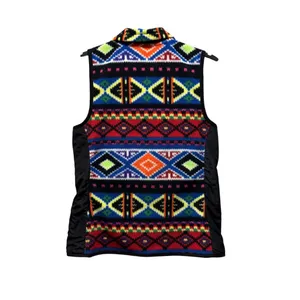 Lauren Ralph Lauren Active Fleece Aztec Print Vest Size XS Multicolor thumbnail 2