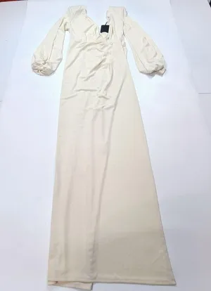 Michael Costello x REVOLVE Bowery Maxi Dress in Cream Small thumbnail 2