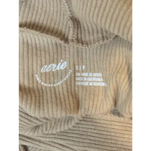 Aerie Ribbed Turtleneck‎ Tan Size Small thumbnail 8