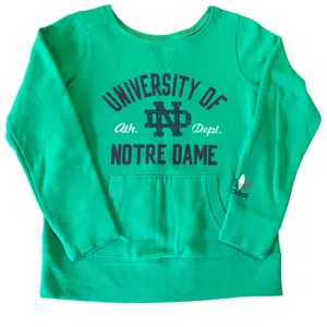 Adidas‎ University of Notre Dame Green Sweatshirt S Collegiate Fighting Irish thumbnail 8