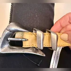 Free people 100% leather belt S/M NWOT thumbnail 3